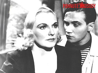 Ji�ina �t�pni�ková a Rudolf Hru�ínský ve filmu Barbora Hlavsová z roku 1942