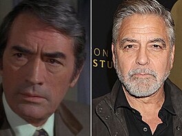Herec Gregory Peck vypadal v edesáti letech mladí ne ve stejném vku George...