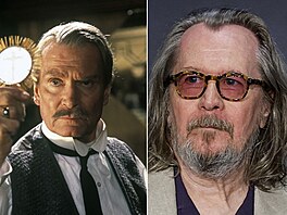 Herci Laurence Olivier a Gary Oldman ve tyiaedesáti letech. Na tchto...