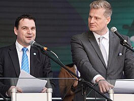 Motoristé ve tvrtek na praském ofín zahájili kampa do snmovních voleb. Na...
