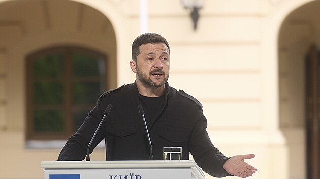 Ukrajinsk prezident Volodymyr Zelenskyj (10. kvtna 2025)