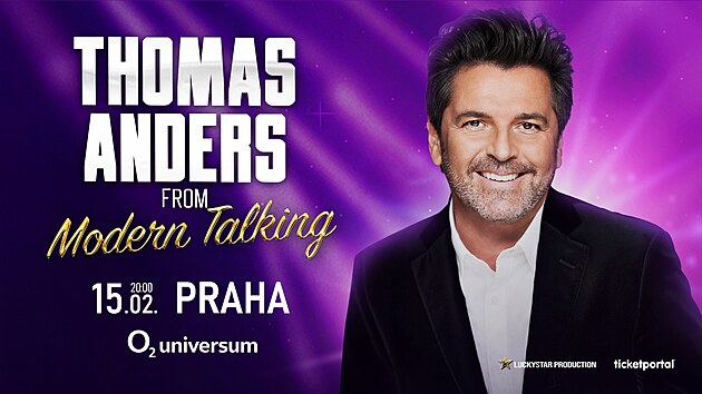 Thomas Anders z Modern Talking v O2 universum