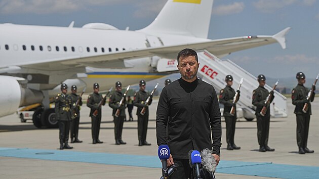 Volodymyr Zelenskyj v Ankae (15. kvtna 2025)