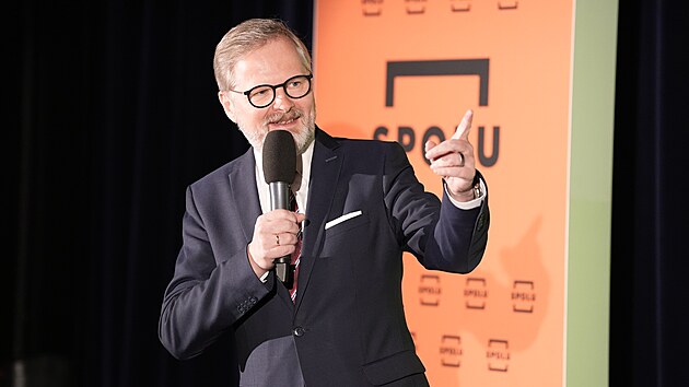 V Jihlav zaala pedvolebn kampa koalice SPOLU ( 15. kvtna 2025)
