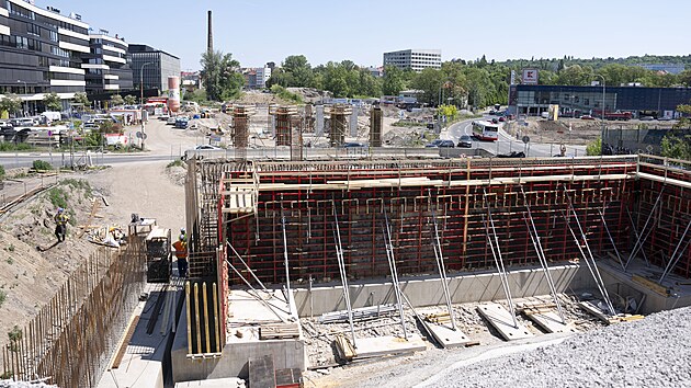 Zahjen 1. etapy rekonstrukce Libeskho mostu. (13. kvtna 2025)