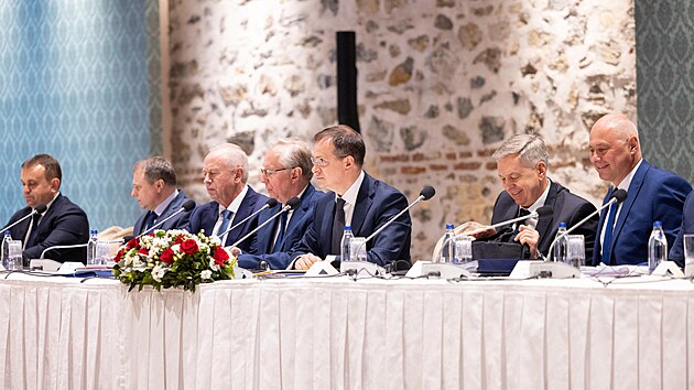 Rusk delegace na setkn s ukrajinskou v Istanbulu. (16. kvtna 2025)