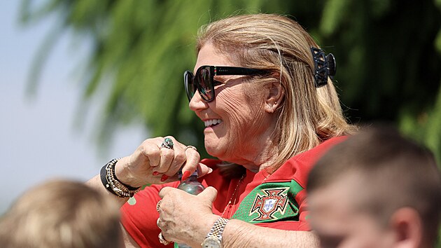 Cristiana Ronalda Jr. sledovala pi debutu za portugalskou reprezentaci i...