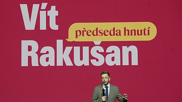 Ldr Starost a nezvislch, ministr vnitra Vt Rakuan na snmu hnut STAN