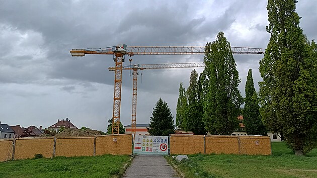 Stavba vysokokolskch kolej v Jihlav
