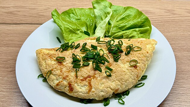 Nadýchaná suflé omeleta na slaný zpsob