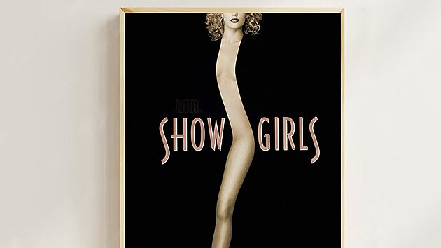 Plakt k filmu Showgirls, na nm je znm kivka ze snmku Smysl (1992) Tona Stana.