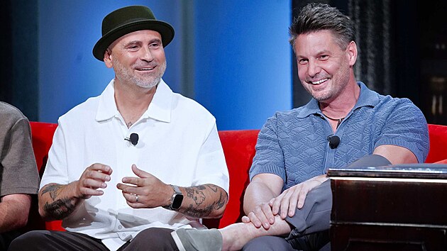 Ale� Lehk� a V�clav Jel�nek ze skupiny Lunetic v po�adu Show Jana Krause (kv�ten 2025)