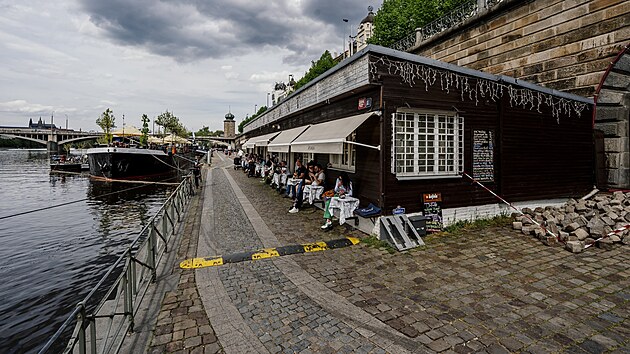 Restaurace Vltava na nplavce Ranova nbe (23. dubna 2025)