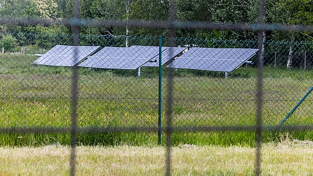 Ukzka plnovan solrn elektrrny na pozemku zemdlsk firmy v Rasokch