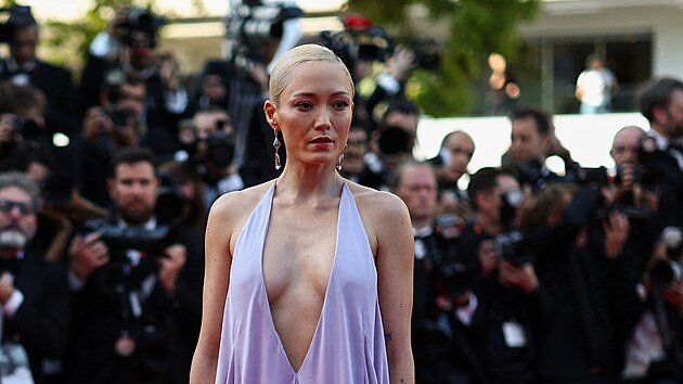 Pom Klementieffov v Cannes (14. kvtna 2025)