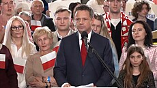 Kdo bude novým polským prezidentem? Do druhého kola postoupili Rafa Trzaskowski a Karol Nawrocki.