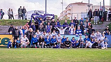 Fotbalisté Lín se po utkání s békem Olomouce rozlouili s fanouky. Na...