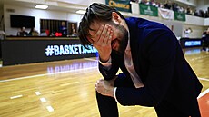 Martin Vank, trenér Basketu Brno, po postupu do ligového finále. (15. kvtna...