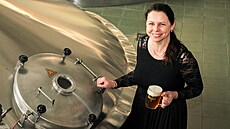 Klára Konup�íková, �editelka pivovaru Starobrno, na varn�. (2025)