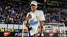 Jan Kliment z Olomouce s medailí z poháru.