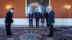 Prezident Petr Pavel pijal na Hrad nového slovenského velvyslance Martina...