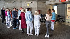 Stavba nového pavilonu B za 3,5 miliardy s urgentním p�íjmem ve Fakultní...