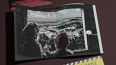 Komiks Temné obilí je vnovaný masakru na védských ancích. Autoi dílo...