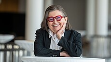 Slovenská hereka Zuzana Kronerová pevzala ve Zlín divadelní cenu Martina...