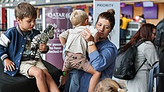 Do USA picestovalo 59 uprchlík z Jihoafrické republiky. (12. kvtna 2025)