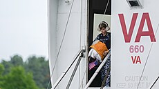 Do USA picestovalo 59 uprchlík z Jihoafrické republiky. (12. kvtna 2025)