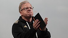 Spar�anský trenér Lars Friis po porá�ce v derby proti Slavii