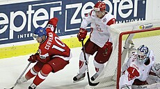 eský útoník Roman ervenka debutoval na mistrovství svta v roce 2009 v duelu...