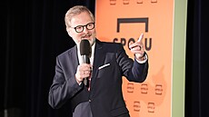 V Jihlav zaala pedvolební kampa koalice SPOLU ( 15. kvtna 2025)