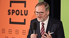 V Jihlav zaala pedvolební kampa koalice SPOLU ( 15. kvtna 2025)