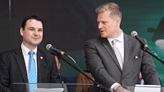 Motoristé ve tvrtek na praském ofín zahájili kampa do snmovních voleb. Na...