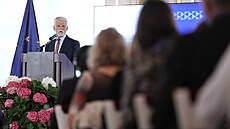 Na Pra�ském hrad� za�ala dvoudenní konference Evropa jako úkol. Na snímku...
