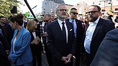Zahájení pedvolební roadshow koalice Spolu nazvané Te jde o vechno! Na...