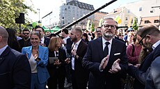 Zahájení pedvolební roadshow koalice Spolu nazvané Te jde o vechno! Na...