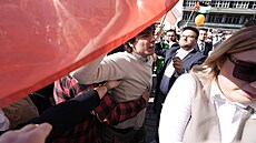 Zahájení pedvolební roadshow koalice Spolu nazvané Te jde o vechno! (13....