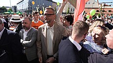 Zahájení pedvolební roadshow koalice Spolu nazvané Te jde o vechno! Na...