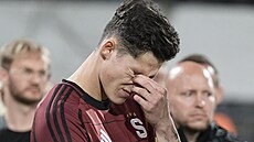 Neastný Martin Vitík po prohraném pohárovém finále.