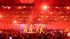 Adonxs na druhém semifinále Eurovision Song Contest v Basileji (15. květma...