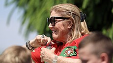 Cristiana Ronalda Jr. sledovala pi debutu za portugalskou reprezentaci i...