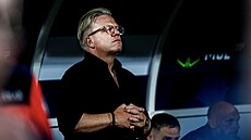Sparanský trenér Lars Friis po nepovedeném finále poháru v Olomouci.