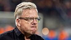 Sparanský trenér Lars Friis po nepovedeném finále poháru v Olomouci.