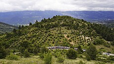 Balík projídí regionem Abruzzo v 7. etap Gira.