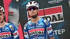 Mikel Landa p�ed první etapou Gira 2025.