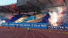 S oblíbenými Chalupái pili ve svém choreu píznivci ostravského Baníku.