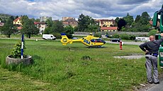 Na pejezdu v Kájov se stetl osobní vlak se kodou Fabia. (19. kvtna 2025)