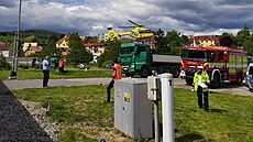 Na pejezdu v Kájov se stetl osobní vlak se kodou Fabia. (19. kvtna 2025)